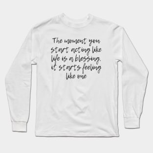 A Blessing Long Sleeve T-Shirt